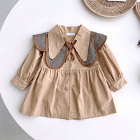 Load image into Gallery viewer, Baby Kid Girls Checked Coats Wholesale 22092293
