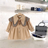 Load image into Gallery viewer, Baby Kid Girls Checked Coats Wholesale 22092293
