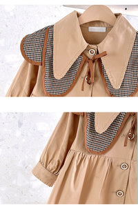 Load image into Gallery viewer, Baby Kid Girls Checked Coats Wholesale 22092293
