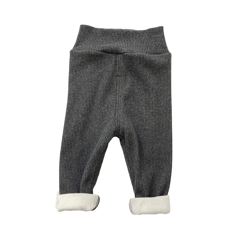 Baby Unisex Solid Color Striped Pants Wholesale 22092407