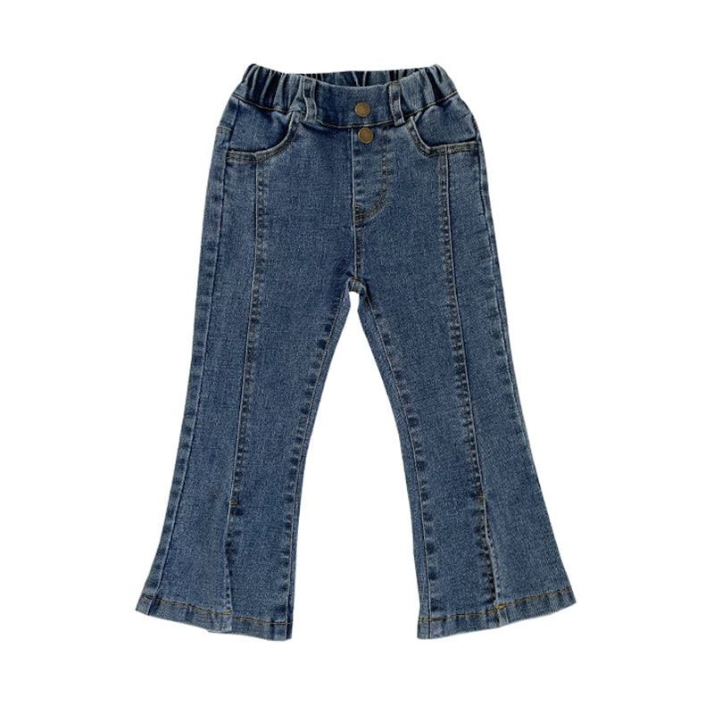 Baby Kid Girls Solid Color Jeans Wholesale 220924124