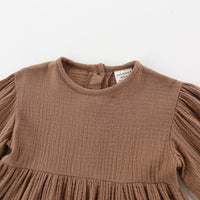 Load image into Gallery viewer, Baby Kid Girls Solid Color Dresses Wholesale 22092413
