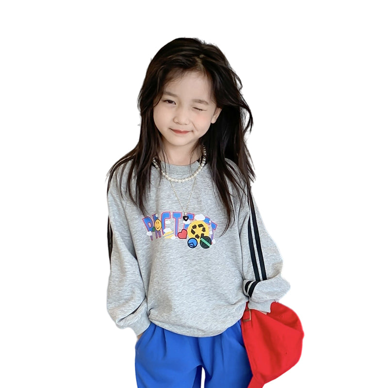 Baby Kid Girls Letters Cartoon Hoodies Swearshirts Wholesale 220924173