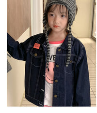Load image into Gallery viewer, Baby Kid Girls Solid Color Jackets Outwears Wholesale 220924190
