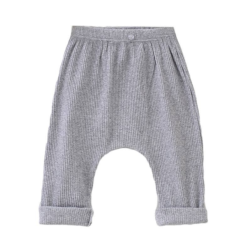 Baby Kid Unisex Solid Color Pants Wholesale 220924215