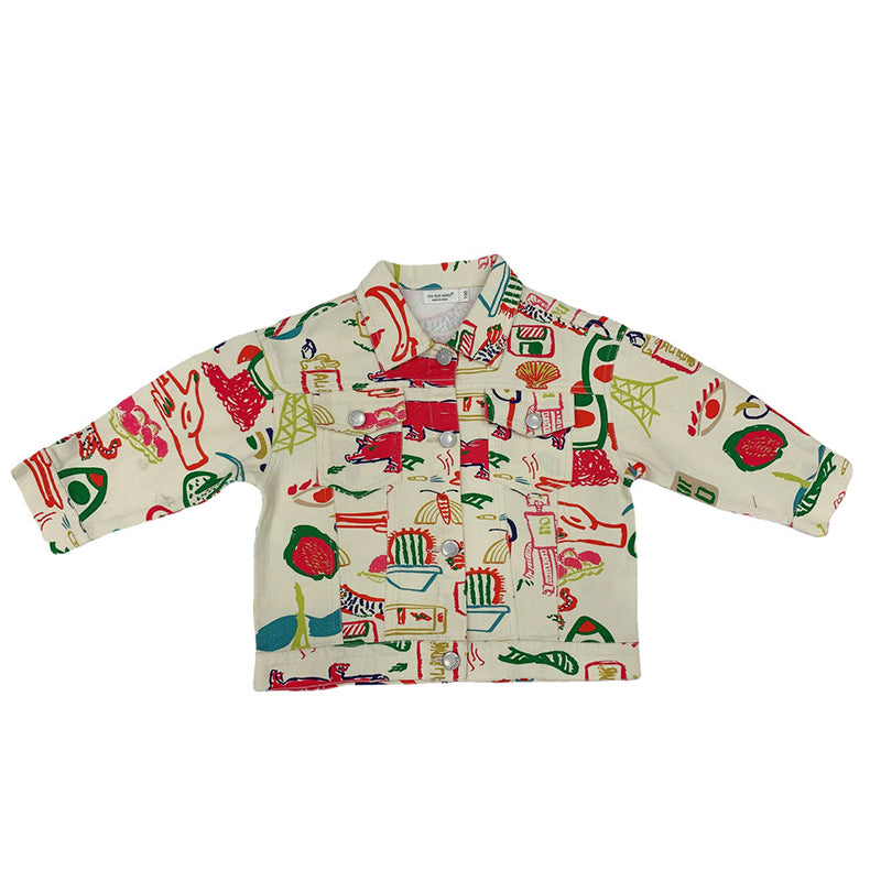 Baby Kid Girls Cartoon Print Jackets Outwears Wholesale 220924231