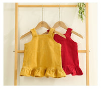 Load image into Gallery viewer, Baby Kid Girls Solid Color Dresses Wholesale 22092424

