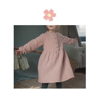 Load image into Gallery viewer, Baby Kid Girls Solid Color Dresses Wholesale 220924252

