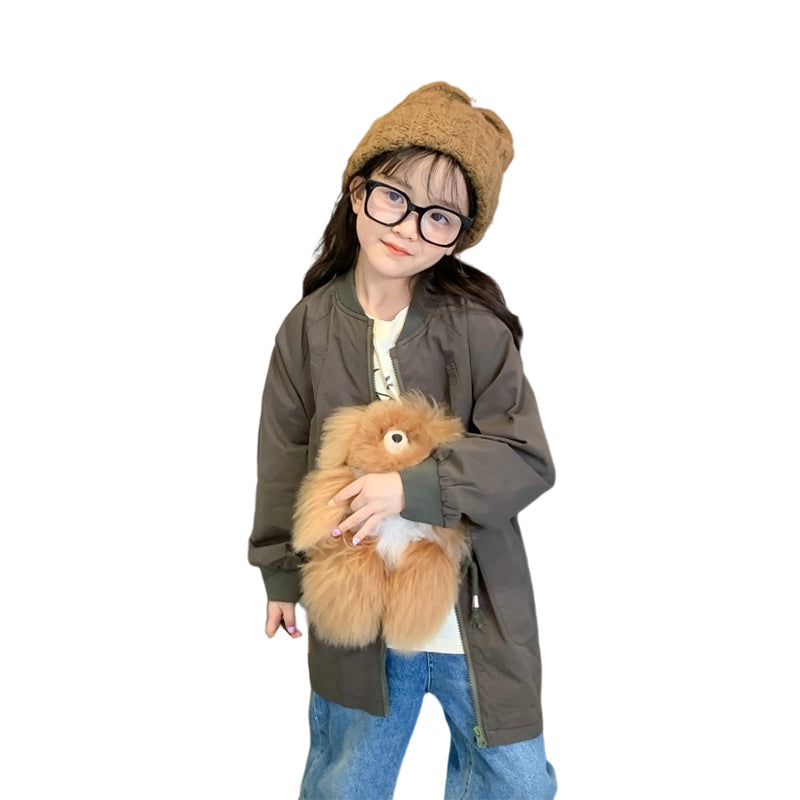 Baby Kid Girls Solid Color Coats Wholesale 220924263