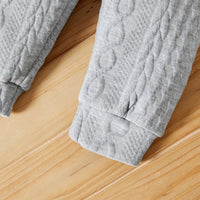 Load image into Gallery viewer, 2 Pieces Set Baby Kid Unisex Solid Color Tops And Pants Wholesale 22092433
