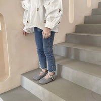 Load image into Gallery viewer, Baby Kid Girls Solid Color Pants Jeans Wholesale 220924356
