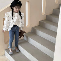Load image into Gallery viewer, Baby Kid Girls Solid Color Pants Jeans Wholesale 220924356
