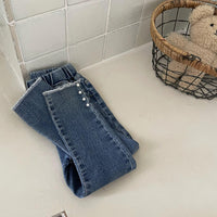 Load image into Gallery viewer, Baby Kid Girls Solid Color Pants Jeans Wholesale 220924356

