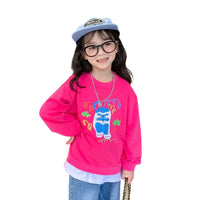 Load image into Gallery viewer, Baby Kid Girls Letters Cartoon Print Hoodies Swearshirts Wholesale 220924482

