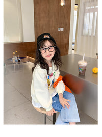 Load image into Gallery viewer, Baby Kid Girls Letters Cartoon Print Hoodies Swearshirts Wholesale 220924482
