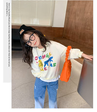 Load image into Gallery viewer, Baby Kid Girls Letters Cartoon Print Hoodies Swearshirts Wholesale 220924482
