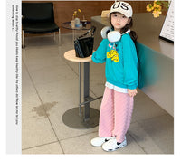 Load image into Gallery viewer, Baby Kid Girls Letters Cartoon Print Hoodies Swearshirts Wholesale 220924482
