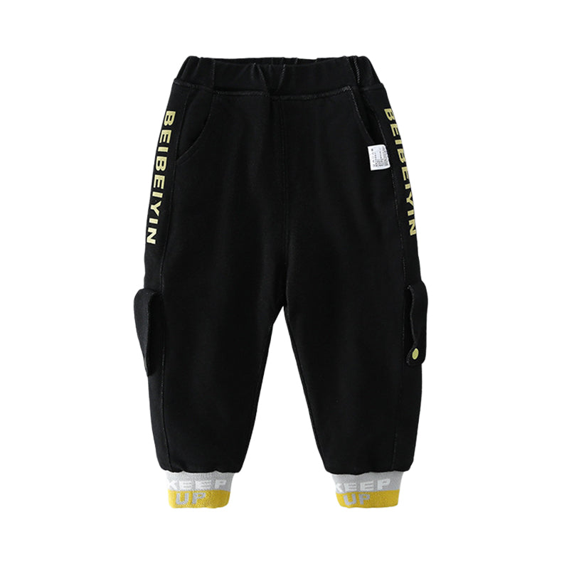 Baby Kid Boys Letters Color-blocking Sports Pants Wholesale 220924527