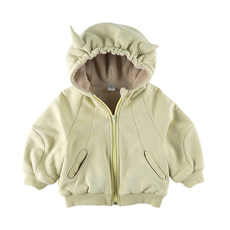 Baby Kid Unisex Solid Color Jackets Outwears Wholesale 220924536