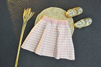 Load image into Gallery viewer, 2 Pieces Set Baby Kid Girls Houndstooth Cardigan And Skirts Wholesale 22092710
