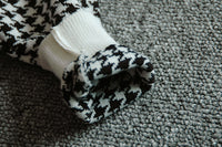 Load image into Gallery viewer, 2 Pieces Set Baby Kid Girls Houndstooth Cardigan And Skirts Wholesale 22092711
