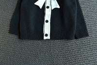 Load image into Gallery viewer, 2 Pieces Set Baby Kid Girls Bow Cardigan And Solid Color Skirts Wholesale 22092715
