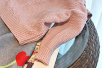 Load image into Gallery viewer, 2 Pieces Set Baby Kid Girls Valentine&#39;s Day Love heart Crochet Sweaters And Skirts Wholesale 220927200
