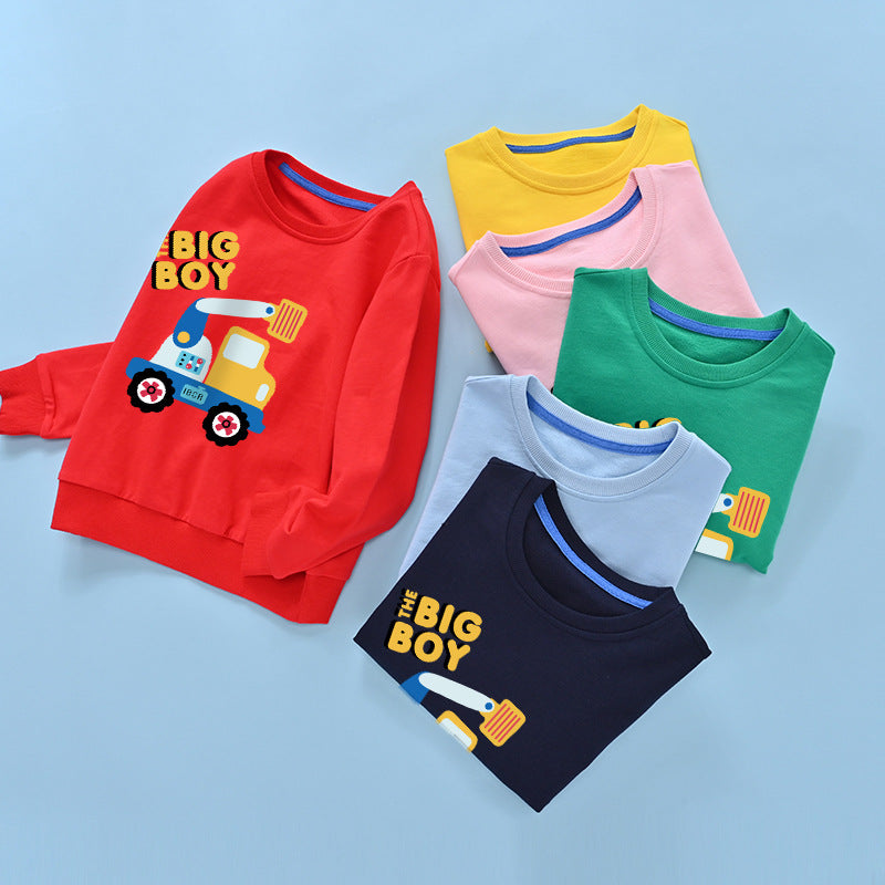 Baby Kid Big Kid Unisex Letters Car Hoodies Swearshirts Wholesale 220927211