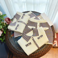 Load image into Gallery viewer, 2 Pieces Set Baby Kid Girls Color-blocking Checked Cardigan And Skirts Wholesale 220927225
