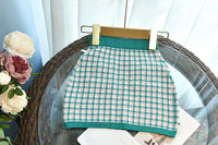 Load image into Gallery viewer, 2 Pieces Set Baby Kid Girls Checked Crochet Cardigan And Skirts Wholesale 220927242
