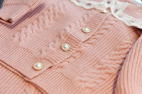 Load image into Gallery viewer, 2 Pieces Set Baby Kid Girls Lace Embroidered Cardigan And Solid Color Skirts Wholesale 220927243
