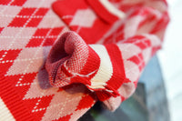 Load image into Gallery viewer, 2 Pieces Set Baby Kid Girls Checked Crochet Cardigan And Skirts Wholesale 220927245
