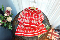 Load image into Gallery viewer, 2 Pieces Set Baby Kid Girls Checked Crochet Cardigan And Skirts Wholesale 220927245
