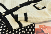 Load image into Gallery viewer, 2 Pieces Set Baby Kid Girls Color-blocking Jackets Outwears And Polka dots Skirts Wholesale 220927266
