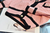 Load image into Gallery viewer, 2 Pieces Set Baby Kid Girls Color-blocking Jackets Outwears And Polka dots Skirts Wholesale 220927266
