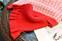 Load image into Gallery viewer, 2 Pieces Set Baby Kid Girls Checked Cardigan And Solid Color Dresses Wholesale 220927269
