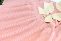 Load image into Gallery viewer, Baby Kid Girls Color-blocking Bow Crochet Dresses Wholesale 220927278
