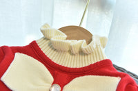 Load image into Gallery viewer, Baby Kid Girls Color-blocking Bow Crochet Dresses Wholesale 220927278
