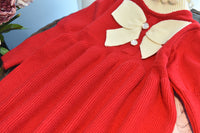 Load image into Gallery viewer, Baby Kid Girls Color-blocking Bow Crochet Dresses Wholesale 220927278
