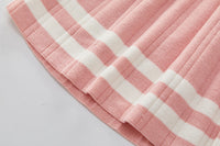 Load image into Gallery viewer, Baby Kid Girls Striped Polka dots Crochet Dresses Wholesale 220927283
