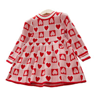 Load image into Gallery viewer, Baby Kid Girls Love heart Crochet Dresses Wholesale 220927286

