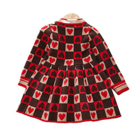 Load image into Gallery viewer, Baby Kid Girls Love heart Crochet Dresses Wholesale 220927286
