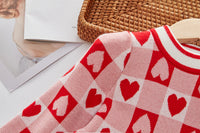 Load image into Gallery viewer, Baby Kid Girls Love heart Crochet Dresses Wholesale 220927286
