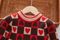 Load image into Gallery viewer, Baby Kid Girls Love heart Crochet Dresses Wholesale 220927286
