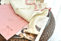 Load image into Gallery viewer, 2 Pieces Set Baby Kid Girls Flower Embroidered Cardigan And Bow Skirts Wholesale 220927291
