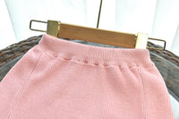 Load image into Gallery viewer, 2 Pieces Set Baby Kid Girls Flower Embroidered Cardigan And Bow Skirts Wholesale 220927291
