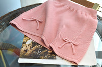 Load image into Gallery viewer, 2 Pieces Set Baby Kid Girls Flower Embroidered Cardigan And Bow Skirts Wholesale 220927291
