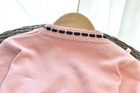 Load image into Gallery viewer, 2 Pieces Set Baby Kid Girls Flower Cardigan And Solid Color Skirts Wholesale 220927292
