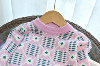 Load image into Gallery viewer, 2 Pieces Set Baby Kid Girls Crochet Sweaters And Skirts Wholesale 220927296
