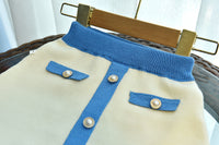 Load image into Gallery viewer, 2 Pieces Set Baby Kid Girls Color-blocking Crochet Cardigan And Skirts Wholesale 220927297
